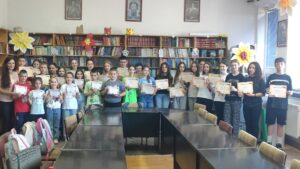 Похвала најактивнијим члановима школске библиотеке